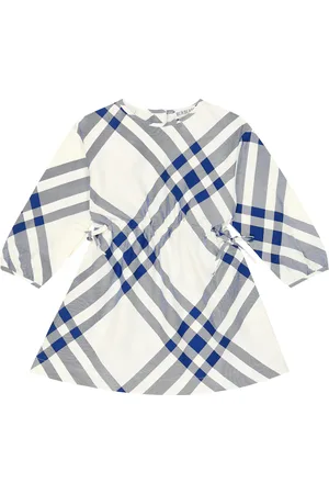 Burberry Baby - Abito in cotone a quadri