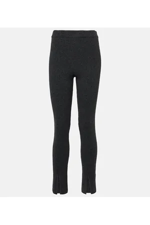 MAGDA BUTRYM Pantaloni slim in cashmere a coste