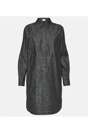 Brunello Cucinelli Abito chemisier di jeans