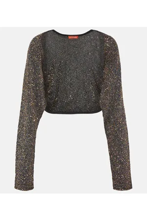 Altuzarra Pullover Alimia in maglia lamé