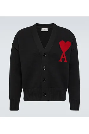 Ami Cardigan Ami De Cœur in lana vergine