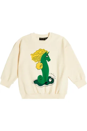 Mini Rodini Felpa in cotone con stampa