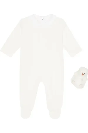 Tartine Et Chocolat Baby - Set di tutina e peluche in cotone