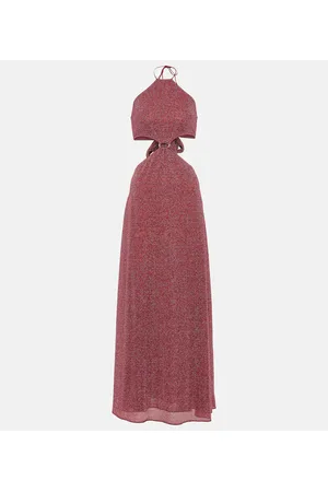 Oseree Oséree Abito lungo Lumière O-Gem con cut-out
