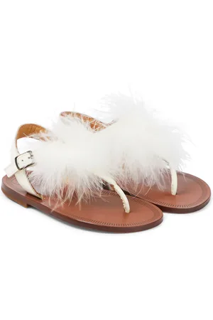 PèPè PèPè Sandali Vernice in pelle con piume