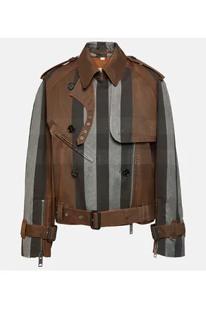 Burberry Giacca in canvas a righe