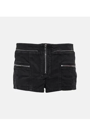 Isabel Marant Shorts di jeans Lary a vita bassa