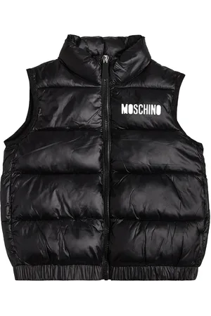 Moschino GIlet imbottito con stampa