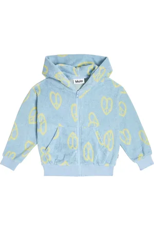Molo Felpa Mel in misto cotone con cappuccio