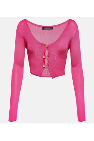 VERSACE Cardigan cropped Safety Pin