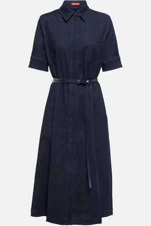 Altuzarra Abito midi Kieran in denim