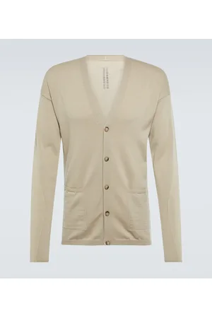 Rick Owens Cardigan Peter in lana e cotone