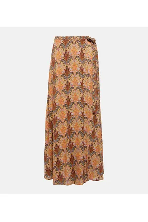 Etro Gonna midi con stampa paisley