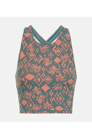 The Upside Top Jardin Samara con stampa