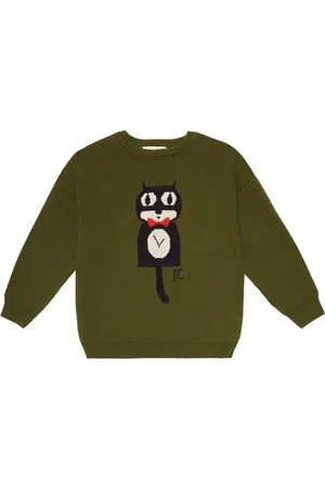 Bobo Choses Pullover in cotone con intarsio