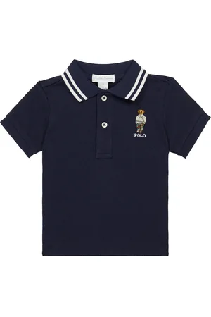 Ralph Lauren Baby - Polo in cotone con orsetto