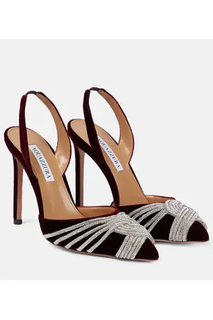 Aquazzura Pumps slingback Gatsby 105 in velluto