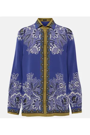 Etro Camicia in seta con stampa