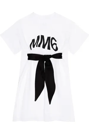 Maison Margiela Abito in cotone con logo