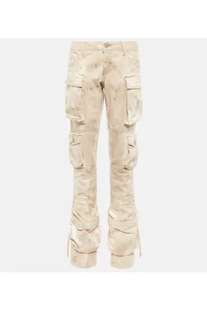 The Attico Jeans cargo a vita bassa