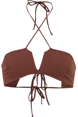 Nensi Dojaka Top bikini con scollo all’americana