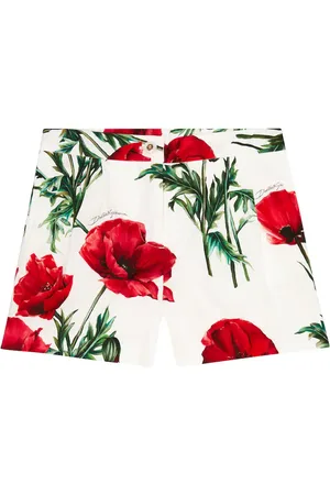 Dolce & Gabbana Shorts in cotone con stampa floreale