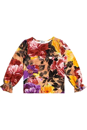 Molo Top Raina in jersey di misto cotone