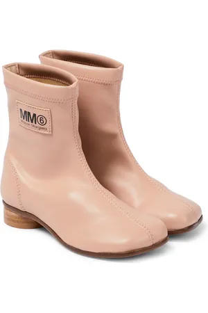 Maison Margiela Stivali in pelle con logo