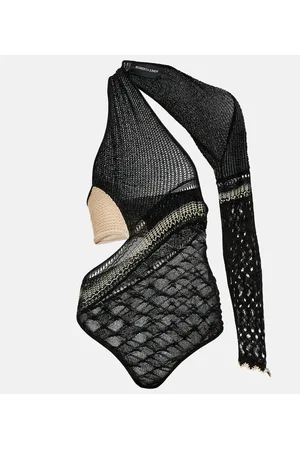 Roberta Einer Body asimmetrico Dina in maglia