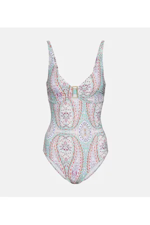 Melissa Odabash Costume intero Tuscany con stampa paisley
