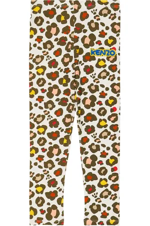 Kenzo Leggings in misto cotone con stampa