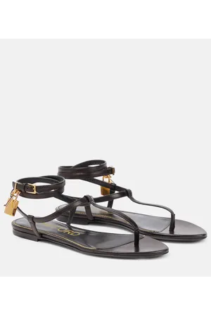 Tom Ford Sandali infradito Padlock in pelle