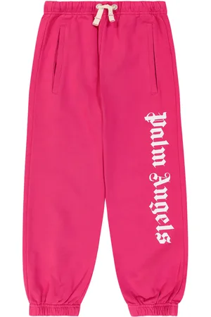 Palm Angels Pantaloni sportivi in jersey di cotone