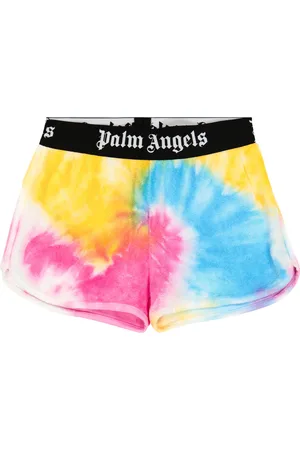Palm Angels Shorts tie-dye in jersey di cotone