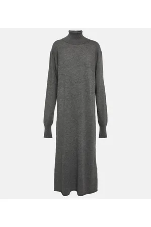 Jil Sander Abito midi in cashmere