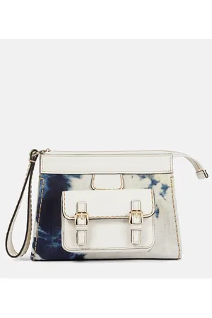 Chloé Chloé Clutch Edith in lino tie-dye