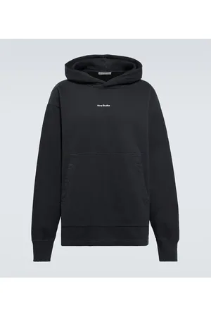 Acne Studios Felpa in pile di cotone con cappuccio