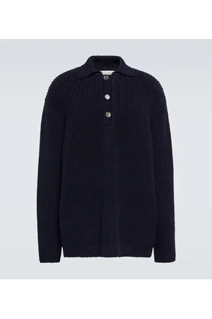 OUR LEGACY Pullover Big Piquet in cotone a coste