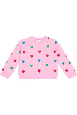 Stella McCartney Felpa in jersey di cotone con stampa