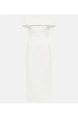 Rebecca Vallance Bridal - Abito midi Amore in crêpe