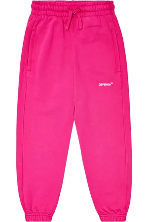 OFF-WHITE Pantaloni sportivi in jersey di cotone