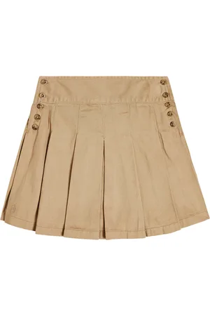 Ralph Lauren Gonna plissé in cotone