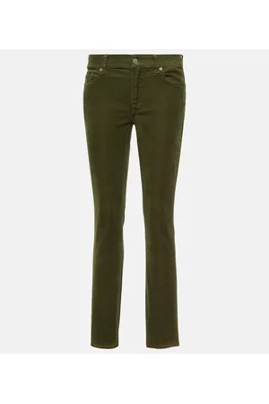 7 for all Mankind Jeans slim Roxanne in velluto a coste