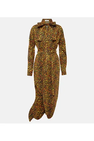 Vivienne Westwood Abito lungo in cotone con stampa