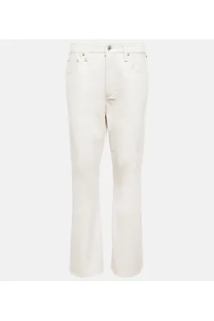 Citizens of Humanity Pantaloni bootcut Isola cropped in misto pelle