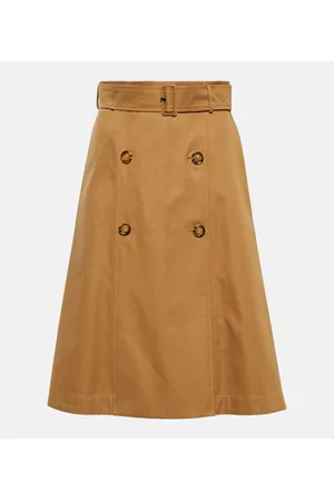 Burberry Gonna midi in cotone