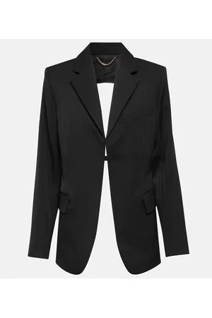 Victoria Beckham Blazer in lana vergine con cut-out