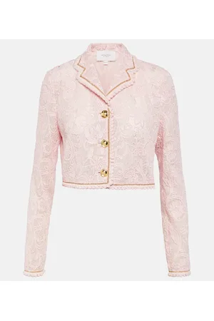 Giambattista Valli Giacca cropped in pizzo