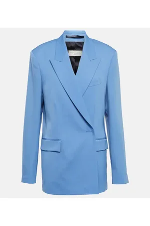 DRIES VAN NOTEN Blazer in gabardine di lana