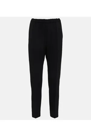 DRIES VAN NOTEN Pantaloni slim Palmira in crêpe